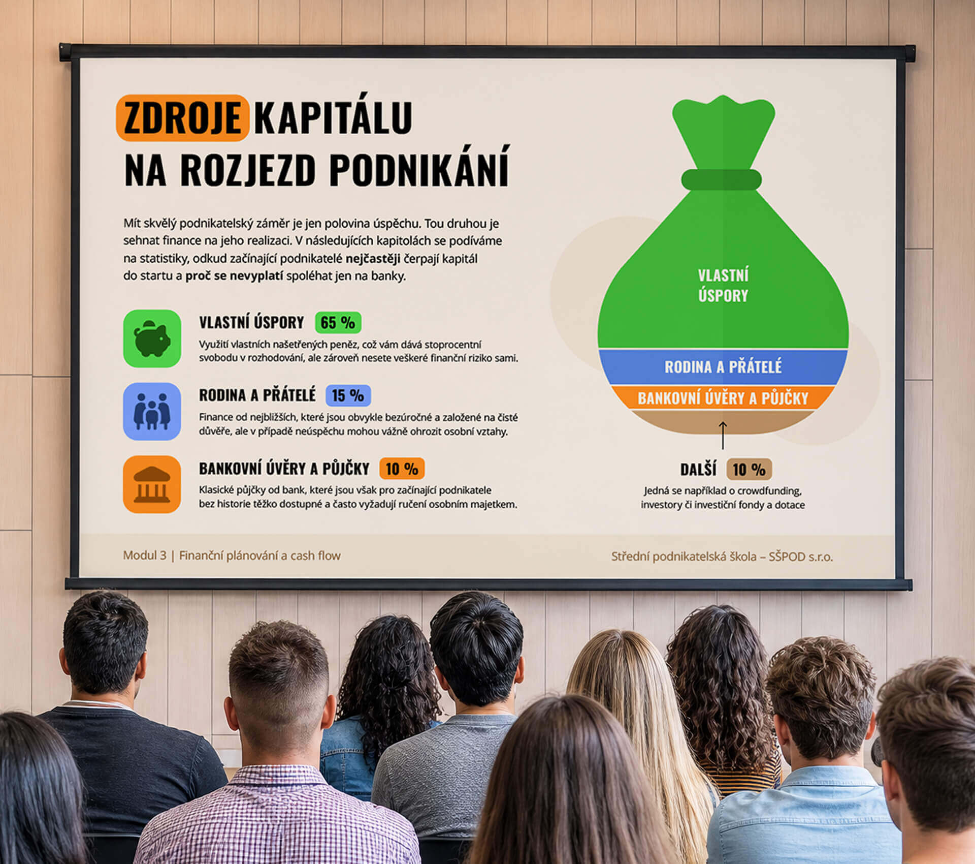 prezentace-sablona-prednaska-ve-skole Profesionální PowerPoint šablona vytvořená pro vzdělávání studentů a jako podpůrný grafický materiál výkladu na střední škole.